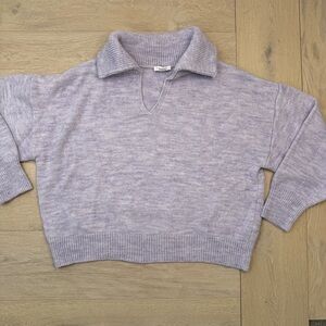 TopShop Collared Lavender Women's Sweater